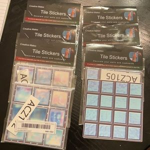 Sticker tiles
